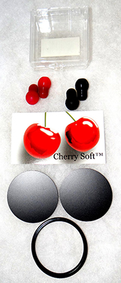 Cherry Soft Sealing Stethoscope Eartips RA Bock Diagnostics